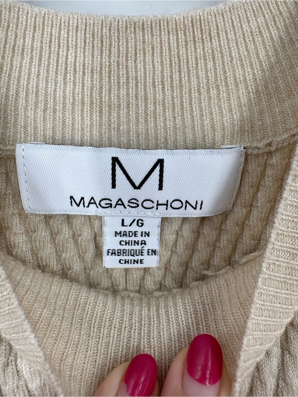 Sleeveless Ribbed Knit Quiet Luxury Minimalist Old Money Shirt Top Women Large - Picture 8 of 13